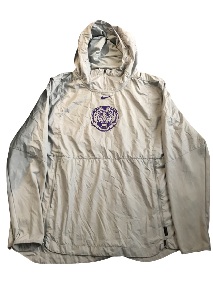 Thaddeus Moss LSU Team Issued Windbreaker Jacket (Size XXL)