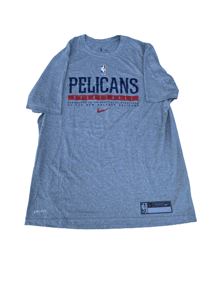 Matt Coleman New Orleans Pelicans Team Issued Workout Shirt (Size L)
