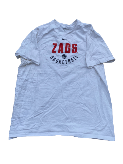 Corey Kispert Gonzaga Basketball Team Issued Workout Shirt (Size XL)