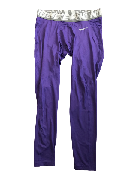 Thaddeus Moss LSU Team Issued Compression Tights with Number on Back (Size XXL)