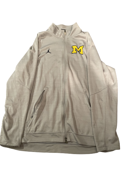 Mike McCray Michigan Football Team Issued Jacket with Number on Back (Size XL)