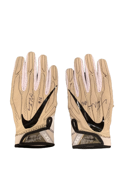 Tre Nixon UCF Football Signed Nike Gloves (Size XXL)
