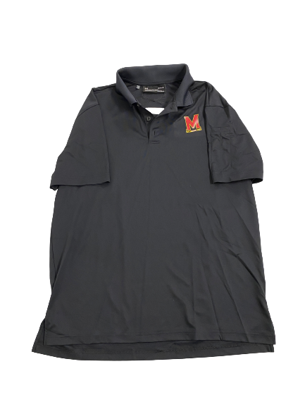 Derek Kief Maryland Football Team-Issued Polo Shirt (Size L)