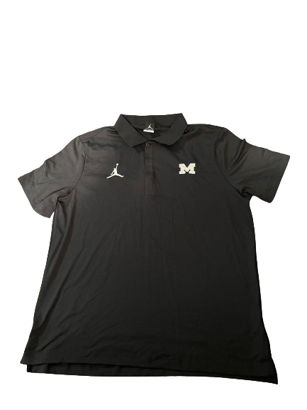Mike McCray Michigan Football Team Issued Polo Shirt (Size XL)