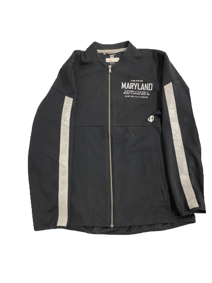 Derek Kief Maryland Football Team-Issued Zip-Up Jacket (Size L)