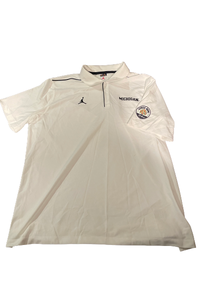 Mike McCray Michigan Football Team Exclusive "Citrus Bowl" Polo Shirt (Size XL)