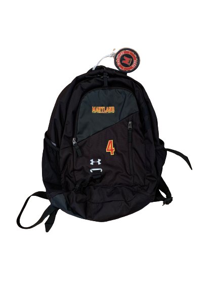 Keandre Jones Maryland Football Team Exclusive Backpack with Travel Tag