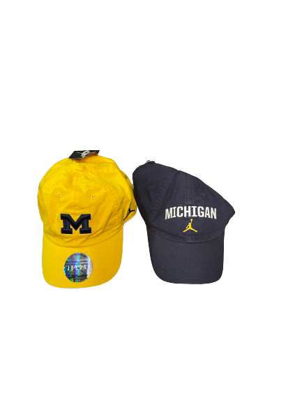 Mike McCray Set of (2) Michigan Football Hats