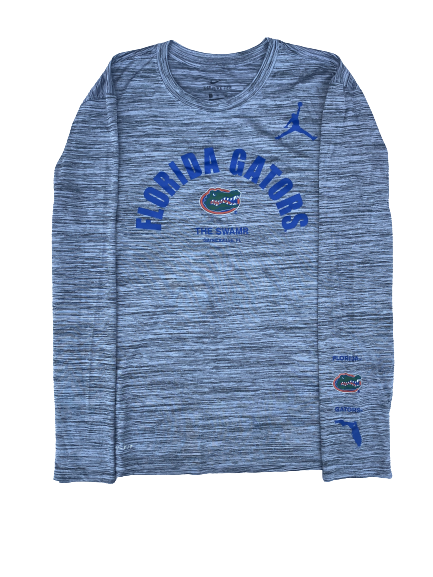 Cydnee Kinslow Florida Basketball Team Issued Long Sleeve Workout Shirt (Size M)