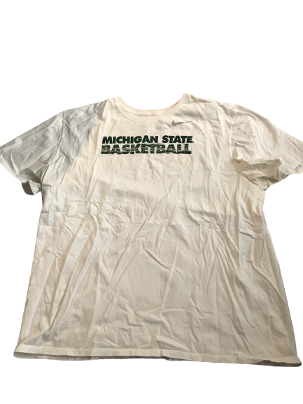 Gavin Schilling Michigan State Team Issued T-Shirt (Size XXL)