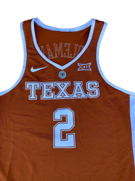 Matt Coleman Texas Basketball 2017-2018 Game Worn Jersey - Photo Matched