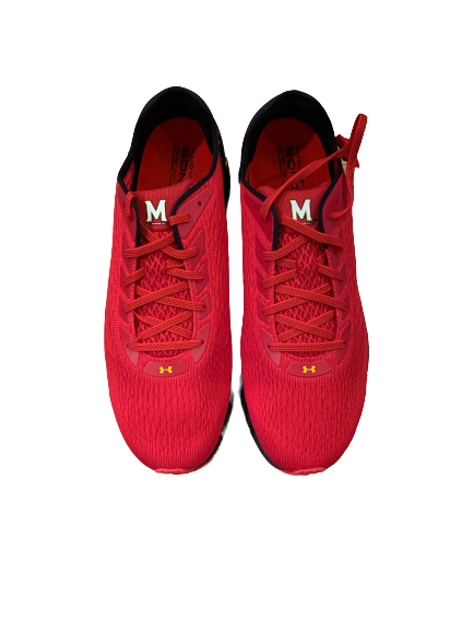 Keandre Jones Maryland Football Team Issued HOVR Sonic 3 Training Shoes (Size 12)