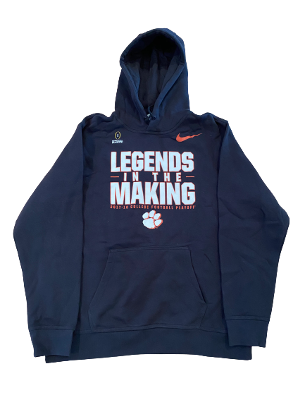 Ryan Carter Clemson Football Team Issued College Football Playoff "Legends In The Making" Sweatshirt (Size L)