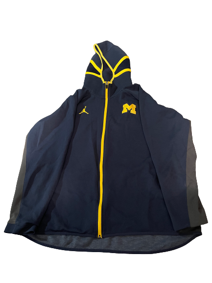 Mike McCray Michigan Football Team Issued Travel Jacket (Size XXL)