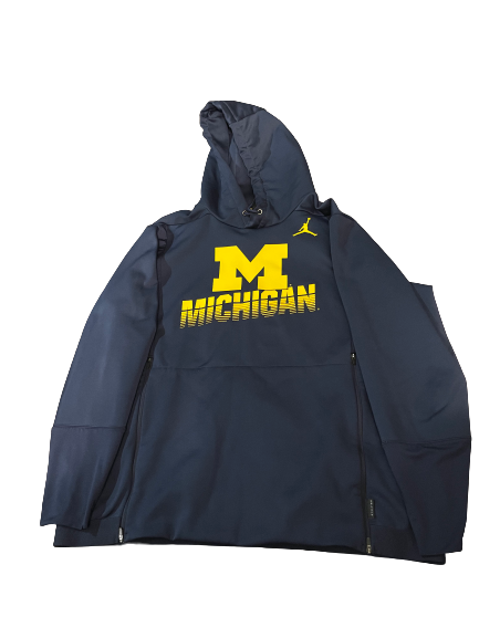 Mike McCray Michigan Football Team Issued Sweatshirt (Size XL)