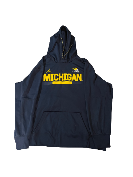 Mike McCray Michigan Football Team Issued Sweatshirt (Size XXL)