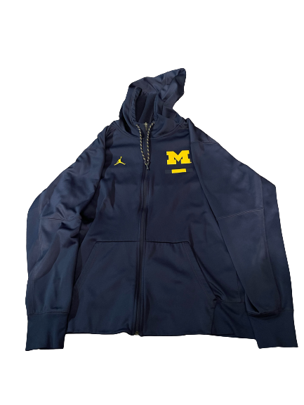 Mike McCray Michigan Football Team Issued Full-Zip Jacket (Size XL)
