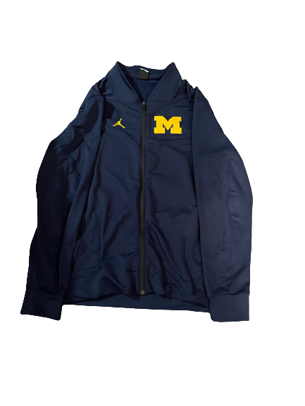 Mike McCray Michigan Football Team Issued Travel Jacket (Size XL)