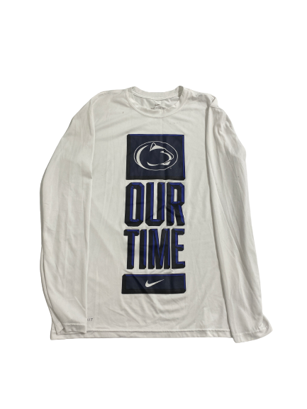 Kelly Jekot Penn State Basketball Team Issued Long Sleeve Shirt (Size M)