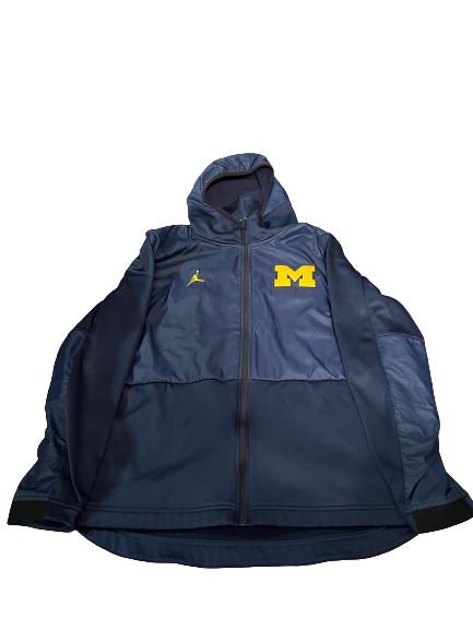 Mike McCray Michigan Football Team Issued Full-Zip Jacket (Size XL)