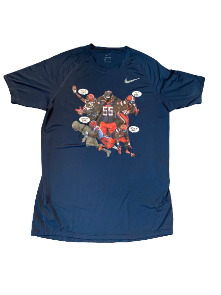 Evan Foster Syracuse Football Player Exclusive "Defense" Shirt (Size XL)