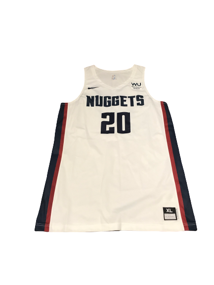 Tyler Harris Denver Nuggets 2019 Summer League Game Worn Jersey (Size XL)