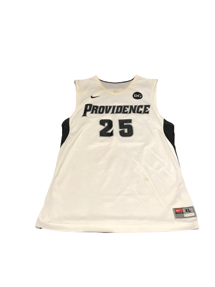 Tyler Harris Providence 2013-2014 Game Worn Jersey (Size XL) - Photo Matched