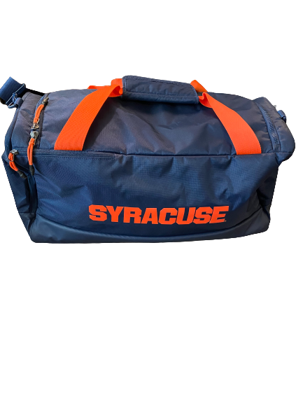 Evan Foster Syracuse Football Team Exclusive Travel Duffel Bag with Number