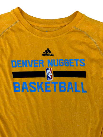 Nick Johnson Denver Nuggets Adidas Long Sleeve Shirt (Size L)