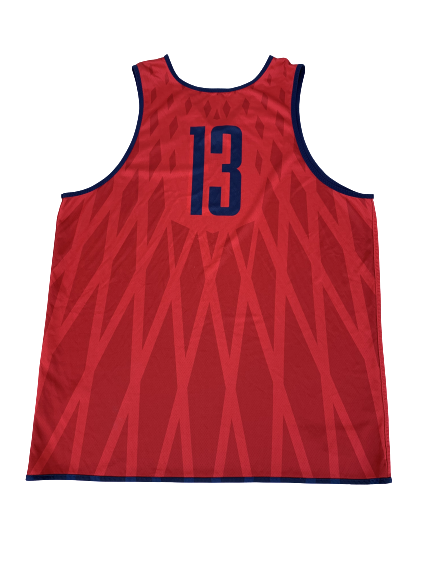 Nick Johnson Arizona Basketball Reversible Practice Jersey (Size XXL)