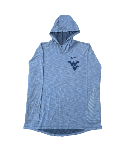 George Campbell West Virginia Football Team Issued Performance Hoodie (Size XL)