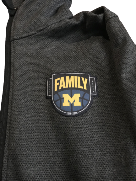 Jon Teske Michigan Player Exclusive 2018-2019 "Family" Full-Zip Jacket (Size XXL)