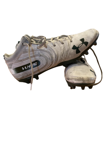 Jordan Smith UAB Football SIGNED Game Worn Cleats (Size 14)