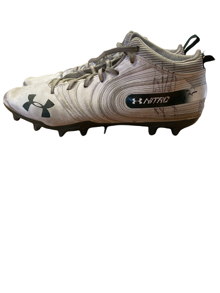 Jordan Smith UAB Football SIGNED Game Worn Cleats (Size 14)