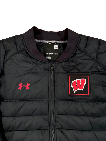 Nate Reuvers Wisconsin Basketball Team Issued Jacket (Size XXL)
