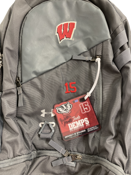 Jade Demps Wisconsin Volleyball Player-Exclusive Backpack With 