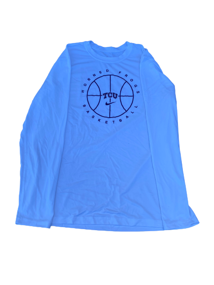 RJ Nembhard TCU Basketball Team Issued Long Sleeve Shirt (Size L)