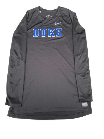 Marques Bolden Duke Team Issued Pre-Game Warm-Up Long Sleeve Shooting Shirt (Size XL)