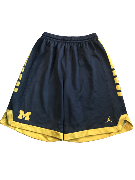 Zavier Simpson Michigan Team Issued Practice Shorts (Size M)