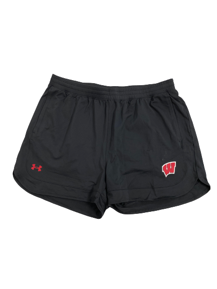 Jade Demps Wisconsin Volleyball Team-Issued Shorts (Size Women&