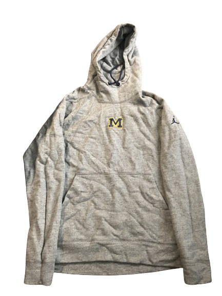 Zavier Simpson Michigan Team Issued Jordan Sweatshirt (Size L)