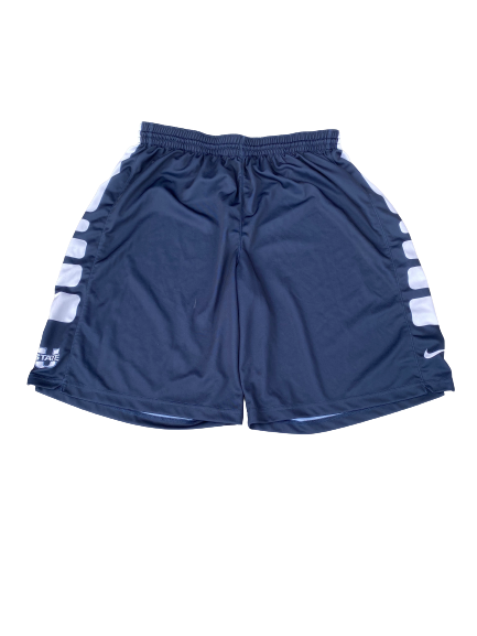 Kuba Karwowski Utah State Basketball Player Exclusive Practice Shorts (Size 2XL)