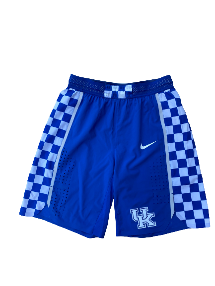 Brad Calipari Kentucky Basketball 2016-2017 Game Worn Uniform Set