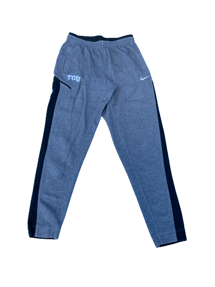 RJ Nembhard TCU Basketball Team Issued Sweatpants (Size LT)