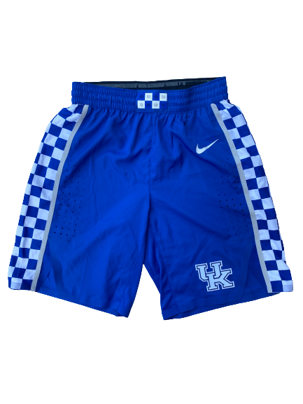Brad Calipari Kentucky Basketball 2018-2019 Game Worn Uniform Set