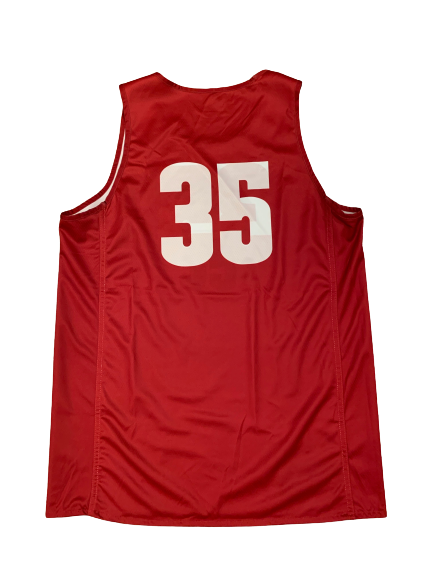 Nate Reuvers Wisconsin Basketball Team Exclusive Reversible Practice Jersey (Size XL)