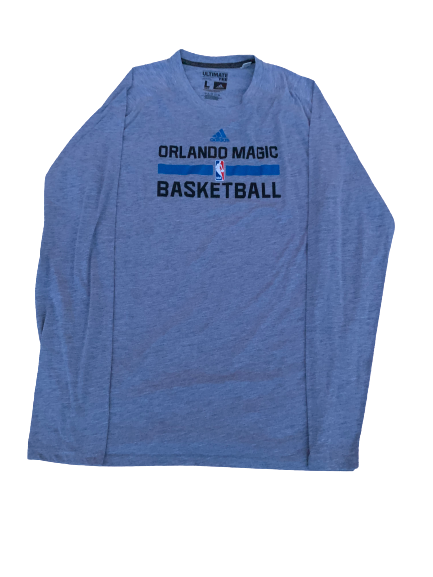 Nick Johnson Orlando Magic Adidas Long Sleeve Shirt (Size LT)