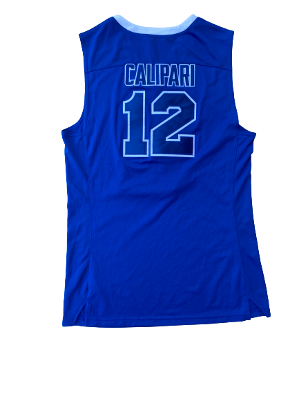 Brad Calipari Kentucky Basketball 2018 Blue Bahamas Game Uniform Set (Size M)