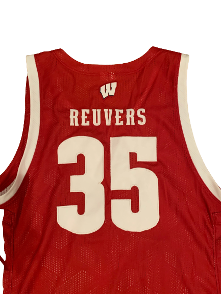 Nate Reuvers Wisconsin Basketball Game Issued Uniform Set