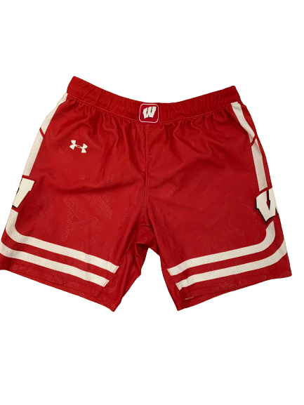 Nate Reuvers Wisconsin Basketball Game Issued Uniform Set